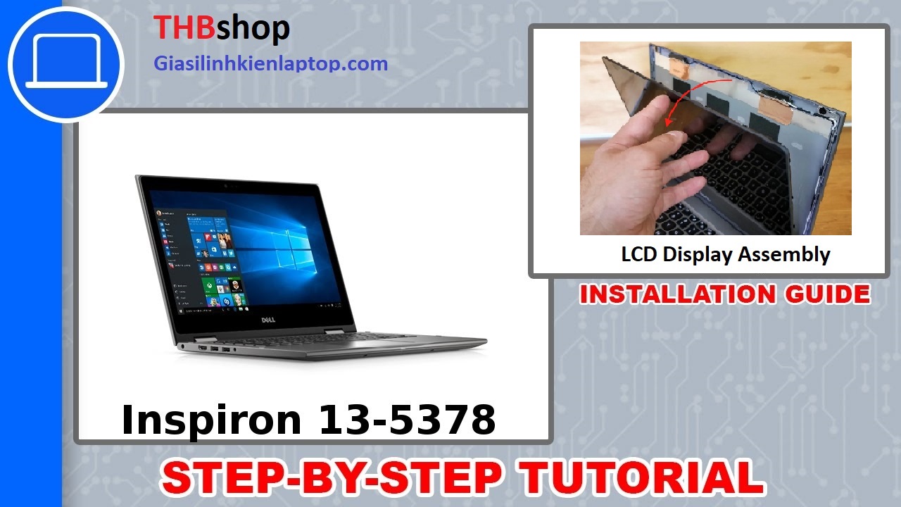 Thay màn hình cảm ứng cho dell inspiron 5368 5378